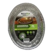 Forma Alumínio Descartável P/ Assados Bricoflex 7l