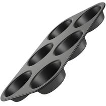 Forma Antiaderente 6 Divisões Brinox Não Gruda Empada Cupcake assar forno empadinha salgado Cozimento porções sabores pudim