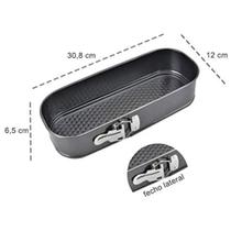 Forma Antiaderente Com Fecho Lateral 30,8X12X6,5Cm - Catuaí