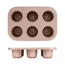 Forma Antiaderente De Aço Carbono Para Canelés Com 6/9/12 Cavidades, Assadeira Para Bolos E Muffins Forma Antiaderente De Aço Carbono Para Canelés Com 6/9/12 Cavidades, Assadeira Para Bolos E Muffins