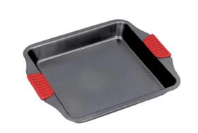 Forma Assadeira antiaderente área útil 33x22,5x4cm c/ pegador de silicone