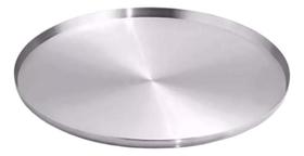 Forma Assadeira Bandeja Para Pizza 40Cm Redonda Alumínio Jjb Forma Assadeira Bandeja Para Pizza 40Cm Redonda Alumínio Jjb