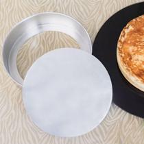 Forma Assadeira Bolo Fundo Falso Removivel N 25 cm Em Aluminio - Global Alumínio