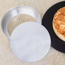 Forma Assadeira Bolo Fundo Falso Removivel N 25 cm Em Aluminio - Global Alumínio