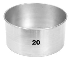 Forma Assadeira Bolo Redonda Alta 20 X 10cm De Altura Forma Assadeira Bolo Redonda Alta 20 X 10cm De Altura