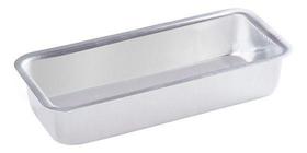 Forma / Assadeira De Aluminio Para Pao / Bolo Medio 26,4x11, - Oem