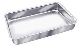 Forma / Assadeira De Aluminio Retangular Alta 3 42x30,8x6cm - Oem