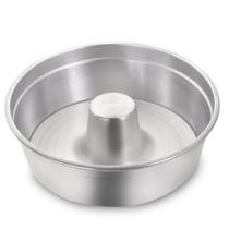 Forma Assadeira De Bolo Antiaderente Redonda Com Furo 20 Cm