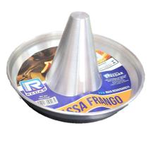 Forma assadeira de frango peru redonda aluminio 903 - Redar Forma assadeira de frango peru redonda aluminio 903 - Redar