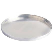 Forma Assadeira De Pizza Aluminio Polido 30cm Nacional