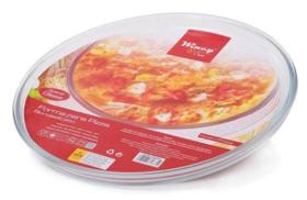 Forma Assadeira de Pizza Redonda em Vidro Borossilicato Resistente 31cm