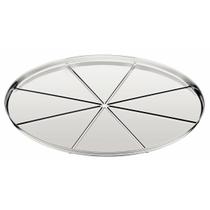 Forma Assadeira De Pizza Vincos Tramontina Aço Inox 30cm