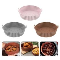 Forma Assadeira Fritadeira Air Fryer Em Silicone Lavável Forma Assadeira Fritadeira Air Fryer Em Silicone Lavável