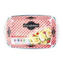Forma Assadeira Lasanheira Em Vidro Borosilicato Ô Cuisine 3,6 Litros Alta Resistência