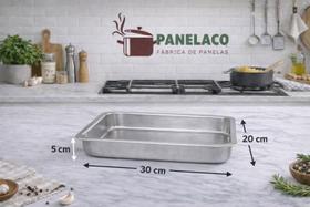 Forma Assadeira n1 Retangular Alta Bolo Assado n01 Alumínio Resistente