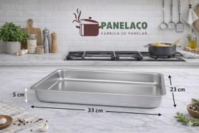 Forma Assadeira n2 Retangular Alta Bolo Assado n02 Alumínio Resistente