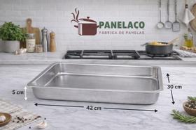 Forma Assadeira n4 Retangular Alta Bolo Assado nº04 - Alumínio Resistente