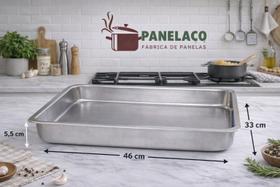 Forma Assadeira n5 Retangular Alta Bolo Assado nº05 - Alumínio Resistente