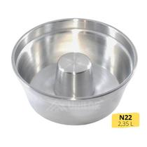 Forma Assadeira Nº22 Bolo Pudim Redonda Tubo - 2,4L Torta suiça