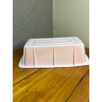 Forma Assadeira Pães Bolos Silicone Retangular Antiaderente