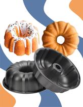 Forma Assadeira para Bolo e Pudim 24x8 cm Antiaderente Relobraz Forma Assadeira para Bolo e Pudim 24x8 cm Antiaderente Relobraz