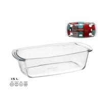 Forma Assadeira Para Bolo Pão Torta Retangular S/ Tampa 1,5L