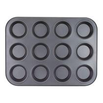 Forma Assadeira para Cupcake Antiaderente 12 com Cavidades