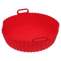 Forma Assadeira Para Fritadeira Airfryer Silicone - Vermelho