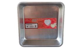Forma Assadeira Quadrada Pequena Alumínio Funda Jolly