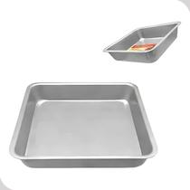 Forma Assadeira Quadrada Polida Pequena Forninho Air fryer - Jolly
