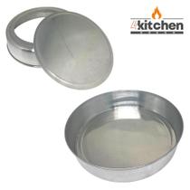 Forma Assadeira Rendonda Fundo Falso Removível Grande 30x7cm Forma Assadeira Rendonda Fundo Falso Removível Grande 30x7cm