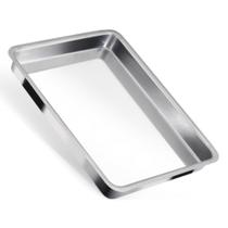 Forma Assadeira Retangular Baixa Polida Alumínio Nacional N 3 - 4,650 Litros
