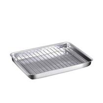 Forma Assadeira Retangular Com Grelha Grande 42X30Cm Forma Assadeira Retangular Com Grelha Grande 42X30Cm