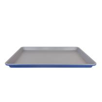 Forma Assadeira Retangular Rasa Biscoito Pizza Cockies Grande 45cm Forma Assadeira Retangular Rasa Biscoito Pizza Cockies Grande 45cm