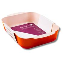 Forma Assadeira Retangular Revestimento Ceramico 30X22X7cm Capacidade 3,9L Hercules Forma Assadeira Retangular Revestimento Ceramico 30X22X7cm Capacidade 3,9L Hercules