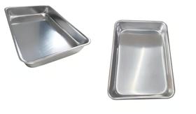 Forma Assadeira Tabuleiro Bandeja Retangular Extra Alta Alumínio Polido Premium IF 35 N 5 De 45 cm