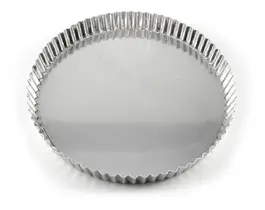 Forma Assadeira Torta Crespa Fundo Falso Alumínio 17cm Forma Assadeira Torta Crespa Fundo Falso Alumínio 17cm