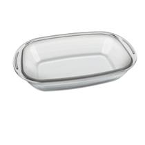 Forma Assadeiras De Vidro Forno Retangular 1,8lts Marinex