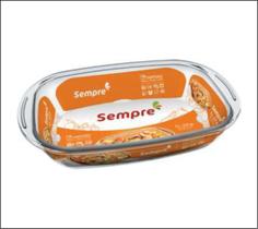 Forma Assadeiras De Vidro Forno Retangular 3lts Marinex