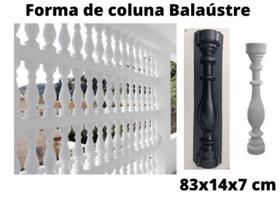 Forma Balaústre Coluna Em Abs Virgem 1,5mm - 83x14cm