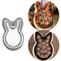 Forma Ballerine Coelho G 28x5cm Caparroz Bolo Bombom Sobremesa Pudim