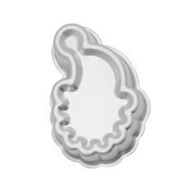 Forma Ballerine Papai Noel 21,5x14,5x4,5cm Natal Bolo Doces