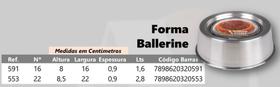 Forma ballerine para bolo piscina n.22 - Alumínio Alianca Araguari Ltda