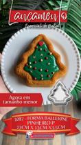 Forma Ballerine Pinheiro. arvore De Natal. 13cm