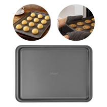 Forma Bandeja para Cookies Biscoitos Antiaderente Assar 42cm Forma Bandeja para Cookies Biscoitos Antiaderente Assar 42cm