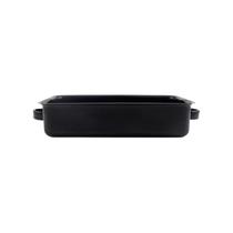 Forma Bandeja Retangular Ewel Esmaltada M Preto 1500ml