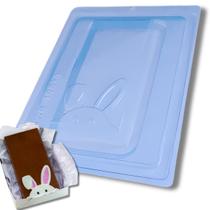 Forma barra chocolate coelho 3 partes cód 10515 bwb Forma barra chocolate coelho 3 partes cód 10515 bwb