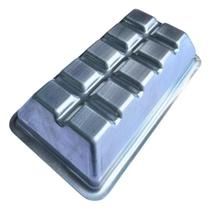 Forma Barra De Chocolate Aluminio Lançamento Caparroz - bolo em modelo de chocolate, bolo decorado