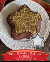 Forma Bolo Ballerine Estrela Natal 17,5cm Alumínio Caparroz CAP1081 - Alumínio Forma Bolo Ballerine Estrela Natal 17,5cm Alumínio Caparroz CAP1081 - Alumínio