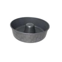 Forma Bolo Enjoy Com Tubo 22 Teflon Cinza